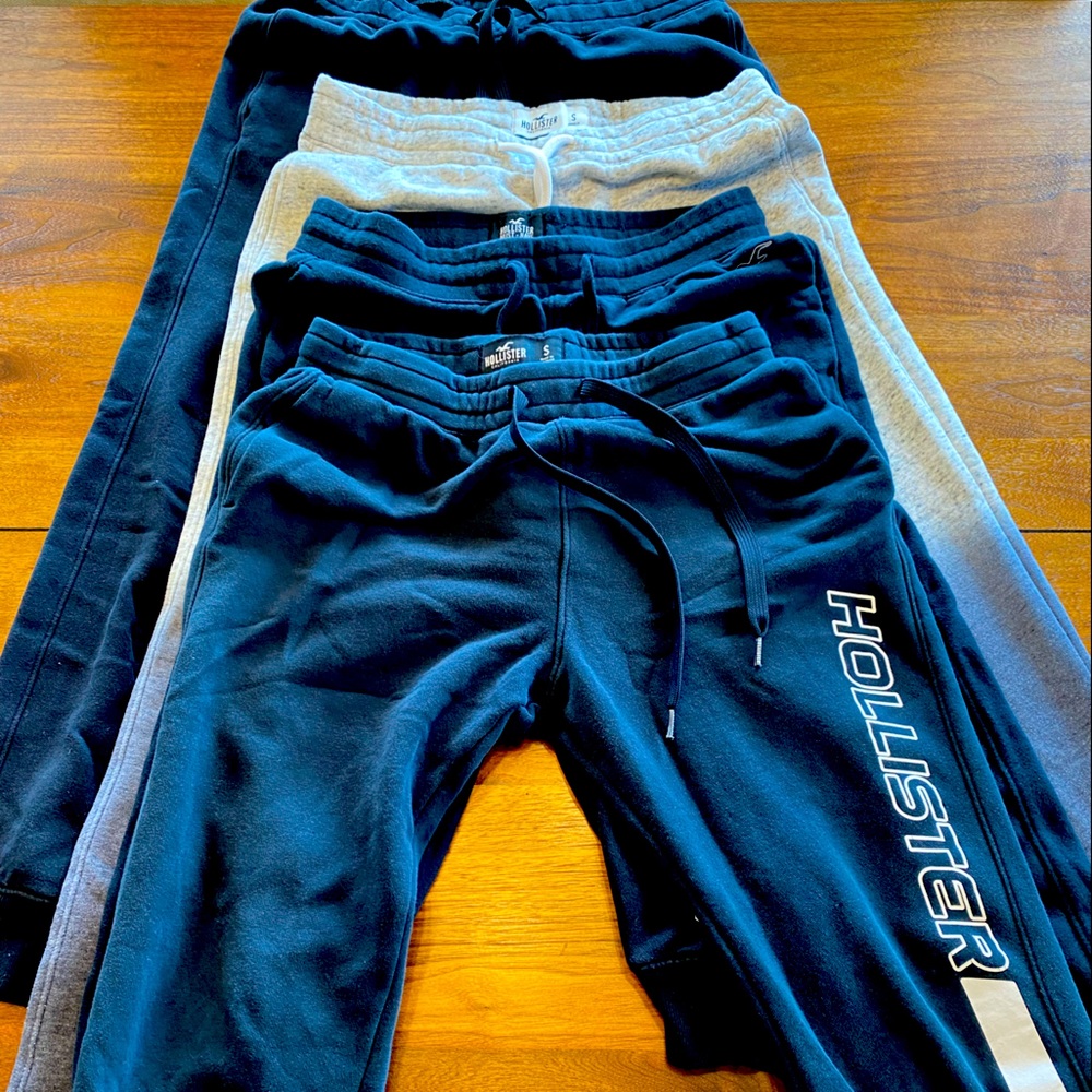 Hollister 4 pairs of Small Hollister Sweat Pants!! Great Condition!!